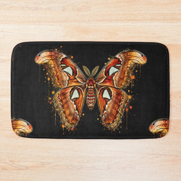 Item preview, Atlas Moth Watercolor Art – Majestic Giant Moth Nature Illustration designed and sold by ColorSplash123.