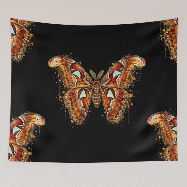 Item preview, Atlas Moth Watercolor Art – Majestic Giant Moth Nature Illustration designed and sold by ColorSplash123.