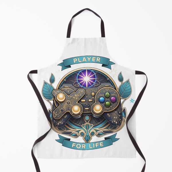 Item preview, Cyberpunk Gamer Controller Player For Life Art Nouveau designed and sold by Dzblack.