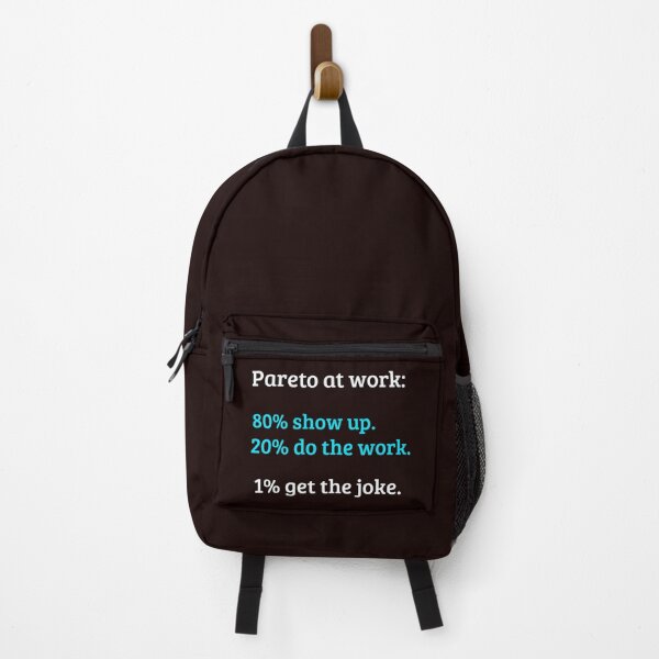Item preview, Pareto at Work | 80% Show Up, 20% Do the Work, 1% Get the Joke | Funny Office Humor designed and sold by kjson1.