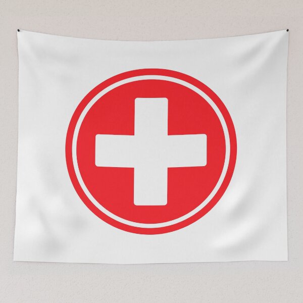 Item preview, First Aid Circle Cross Icon Symbol designed and sold by VectorForge Studio.
