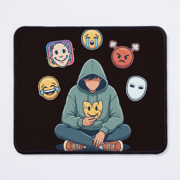 Item preview, Behind The Mask I Smile designed and sold by WearTheVibe Store.