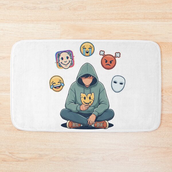 Item preview, Behind The Mask I Smile designed and sold by WearTheVibe Store.