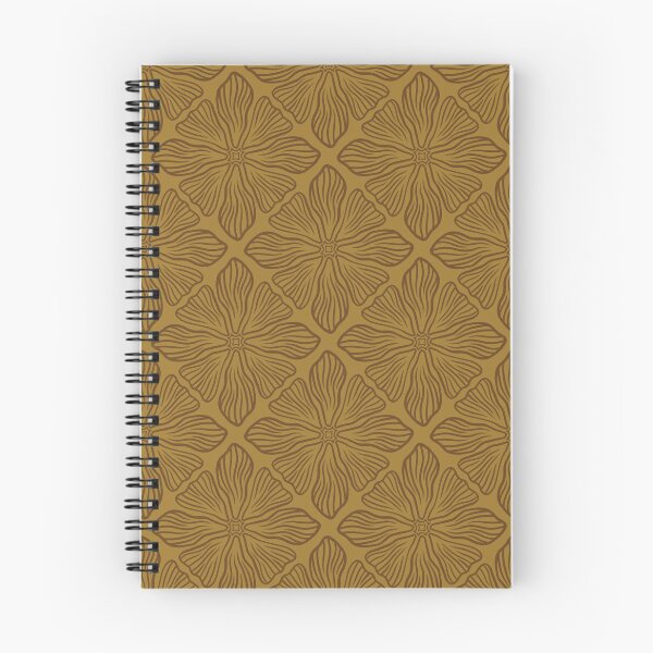 Item preview, Floral Pattern 1 Dark on Yellow designed and sold by IsabellaPellino.