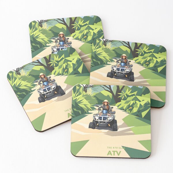 Item preview, ATV Adventure Club | Retro Off-Road Vintage T-Shirt Design designed and sold by Spirit of Siam.