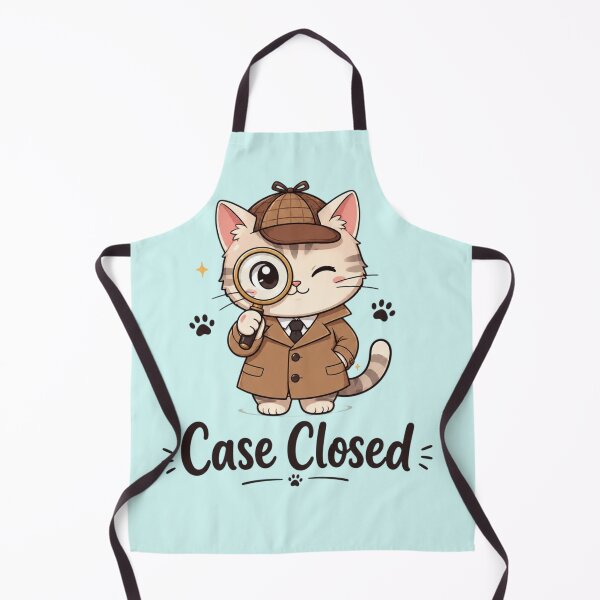 Item preview, Case Closed Cute Detective Cat | Kawaii Cat Detective | Funny Mystery Cat Sticker | Adorable Cat Lover Gift designed and sold by Sanika arts .