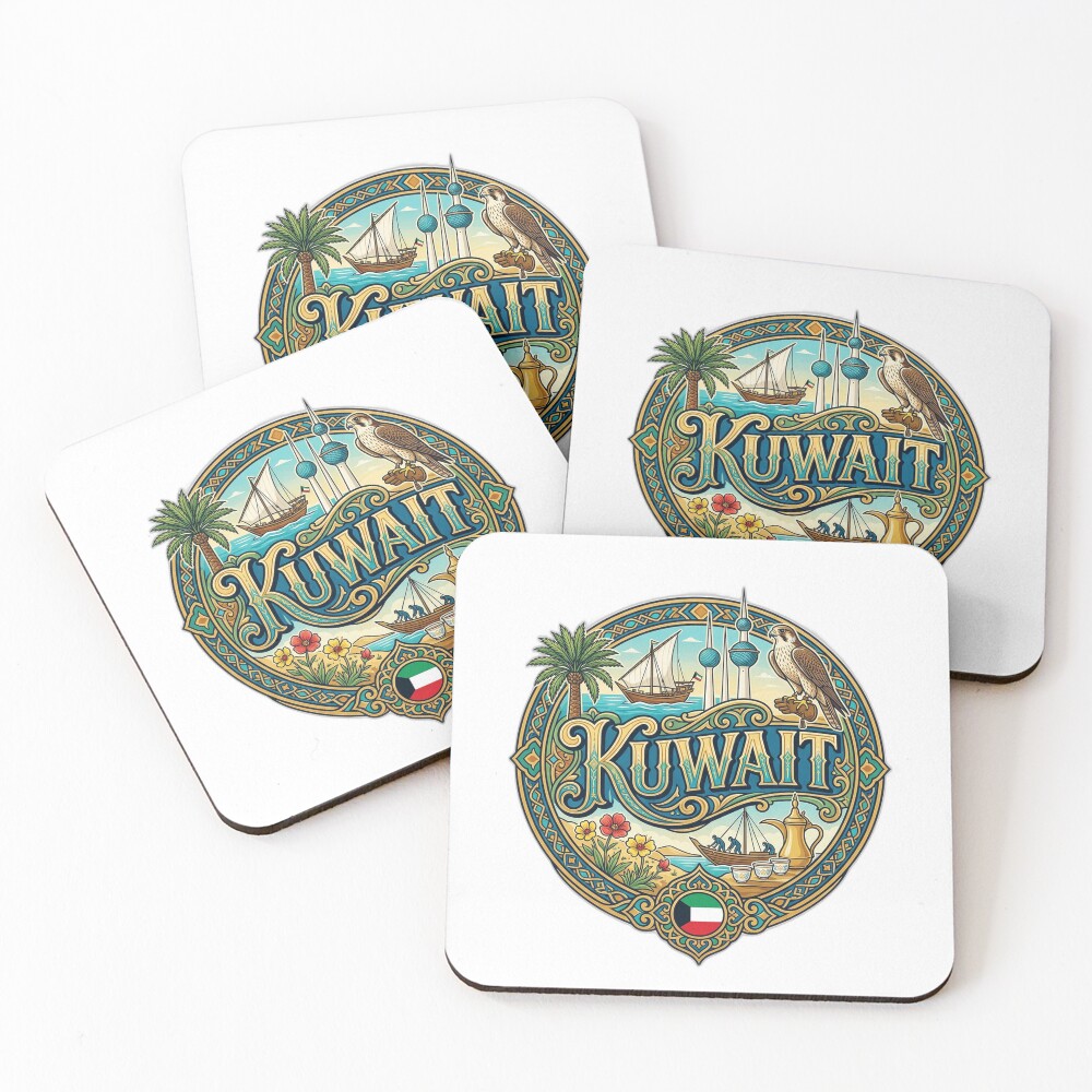 Item preview, Coasters (Set of 4) designed and sold by FunFitsFactory.