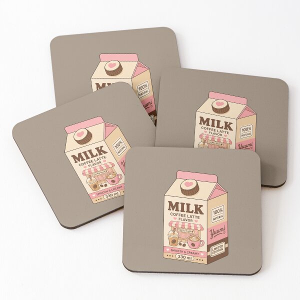 Item preview, Kawaii Coffee Latte Milk Carton | Cute Pastel Cartoon Coffee T-Shirt designed and sold by Aimetoi.