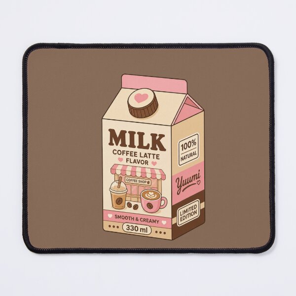 Item preview, Kawaii Coffee Latte Milk Carton | Cute Pastel Cartoon Coffee T-Shirt designed and sold by Aimetoi.