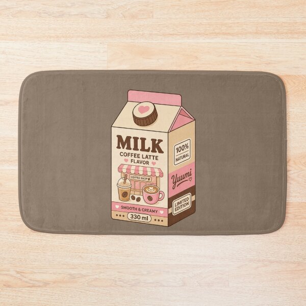 Item preview, Kawaii Coffee Latte Milk Carton | Cute Pastel Cartoon Coffee T-Shirt designed and sold by Aimetoi.