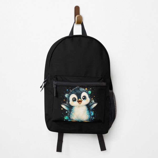 Item preview, Kawaii Baby Penguin Watercolor Art – Cute Adorable Animal Illustration designed and sold by ColorSplash123.
