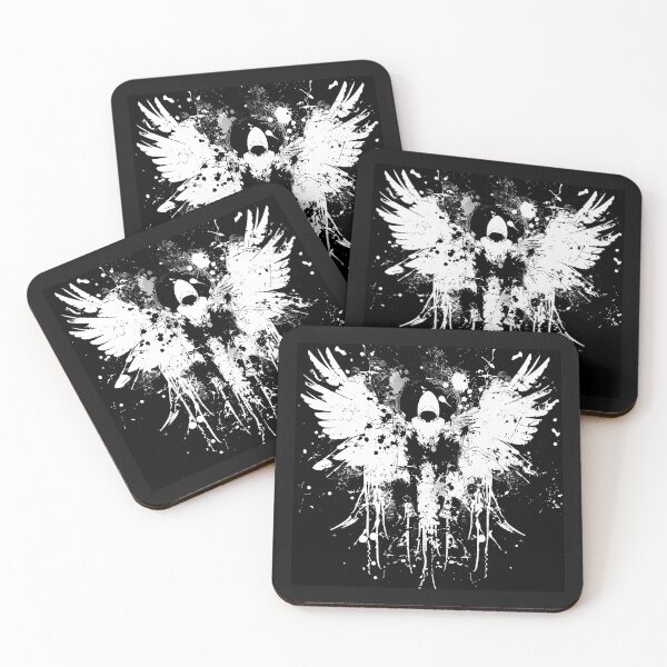 Item preview, Grunge Fallen Angel with Wings Dark Gothic Art designed and sold by inkoutninja.