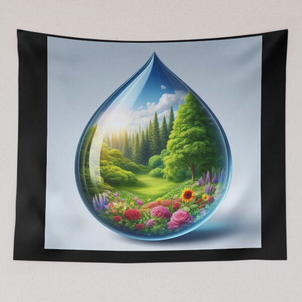 Item preview, Entire Forest in a drop of water designed and sold by JALNERVION SHOP.