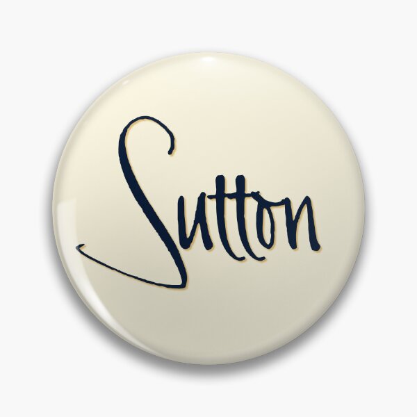 Item preview, SUTTON personalized type design designed and sold by CharlottePlaceArt.