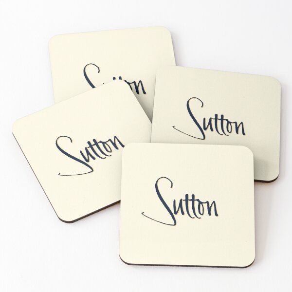 Item preview, SUTTON personalized type design designed and sold by CharlottePlaceArt.