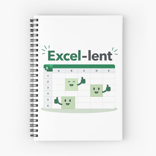 Item preview, Excel-lent Cute Spreadsheet Office Pun Art designed and sold by Cerys-GS.