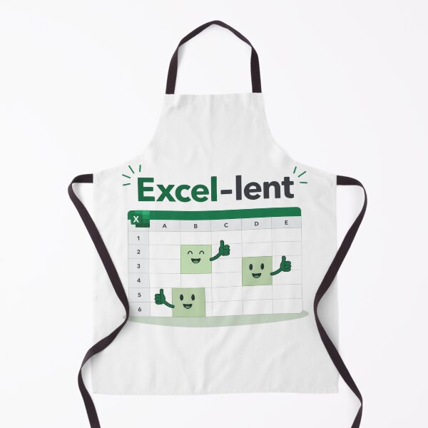 Item preview, Excel-lent Cute Spreadsheet Office Pun Art designed and sold by Cerys-GS.