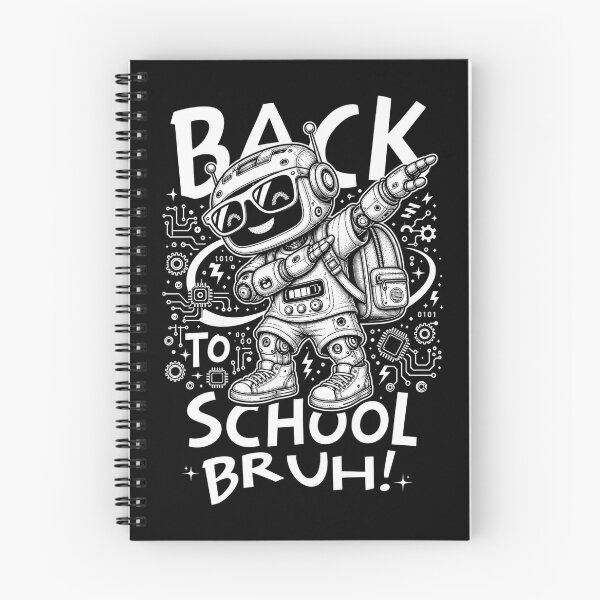 Item preview, Back to School Bruh! – Funny Dabbing Robot designed and sold by Tim Donnelly.