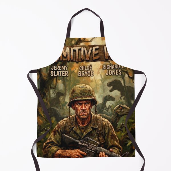 Item preview, Primitive War Dinosaur Action Fine Art Tribute designed and sold by Art's Diner.