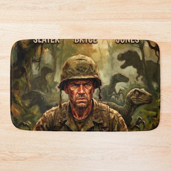 Item preview, Primitive War Dinosaur Action Fine Art Tribute designed and sold by Art's Diner.