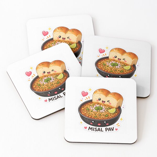Item preview, Cute Kawaii Misal Pav Sticker - Happy Indian Street Food Cartoon designed and sold by dkdesign26.