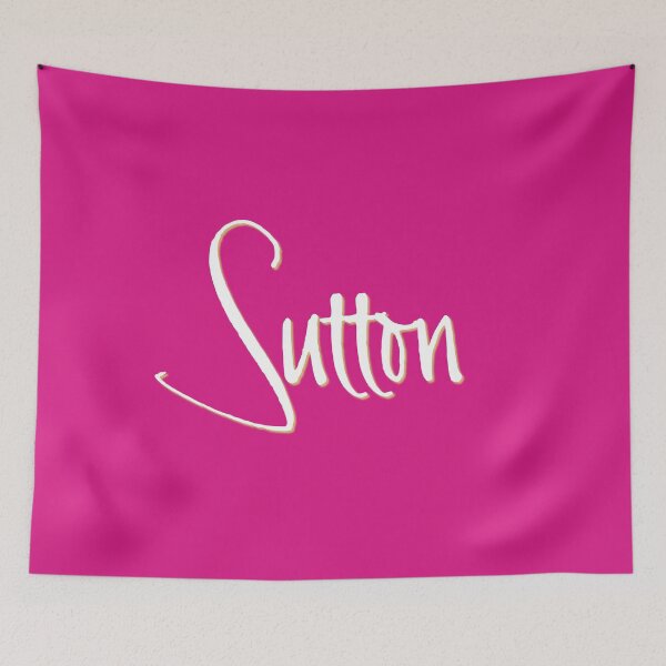 Item preview, SUTTON personalized type design designed and sold by CharlottePlaceArt.