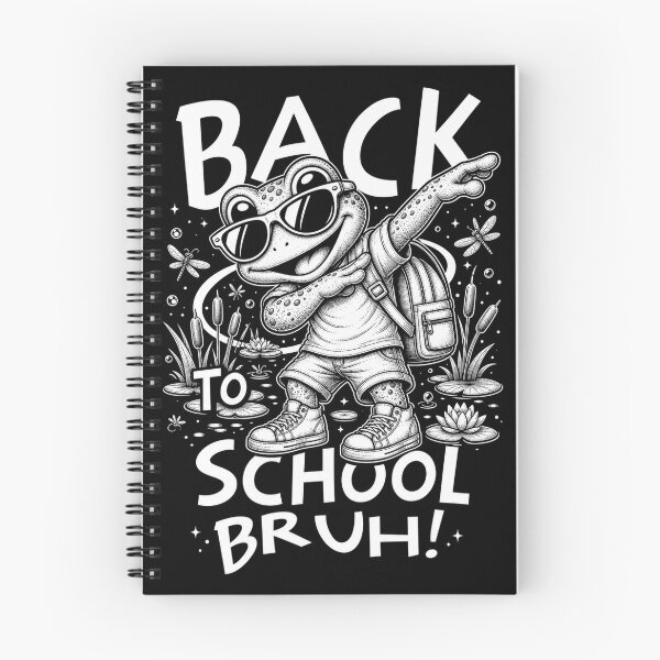 Item preview, Back to School Bruh! – Funny Dabbing Frog designed and sold by Tim Donnelly.