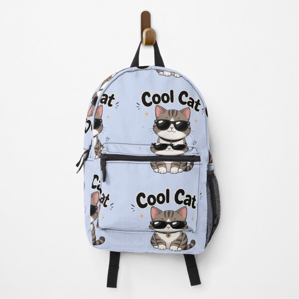 Item preview, Cool Cat Cute Sunglasses Cartoon | Funny Cat Lover Sticker | Kawaii Kitty Animal Design designed and sold by Sanika arts .