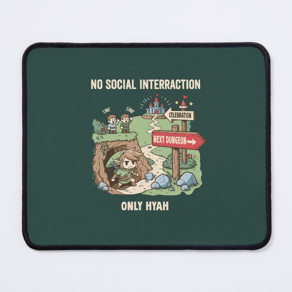 Item preview, Link Chooses Another Dungeon | Funny Zelda Introvert Cartoon designed and sold by trashpanda_shop.