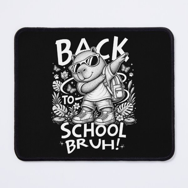 Item preview, Back to School Bruh! – Funny Dabbing Capybara designed and sold by Tim Donnelly.