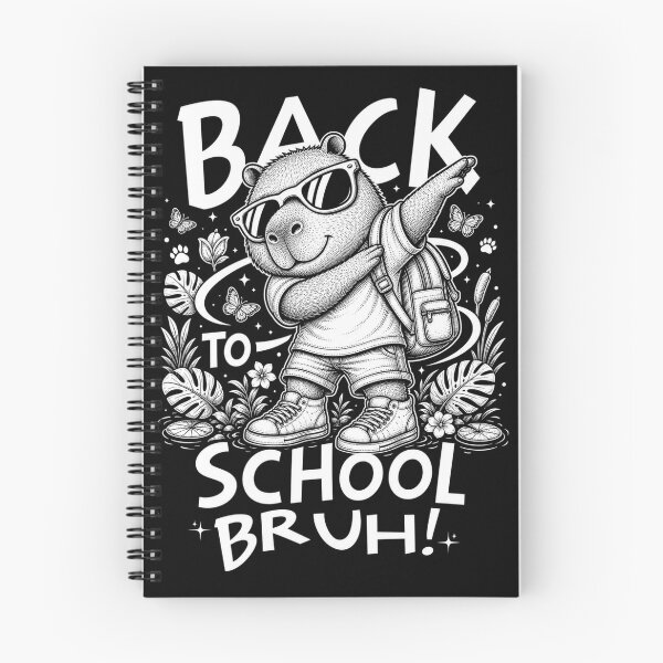 Item preview, Back to School Bruh! – Funny Dabbing Capybara designed and sold by Tim Donnelly.