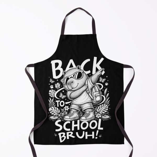 Item preview, Back to School Bruh! – Funny Dabbing Capybara designed and sold by Tim Donnelly.
