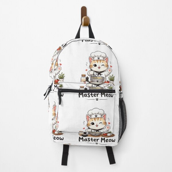 Item preview, Master Meow Cute Cat Chef | Kawaii Cooking Cat | Funny Cat Lover Sticker designed and sold by Sanika arts .