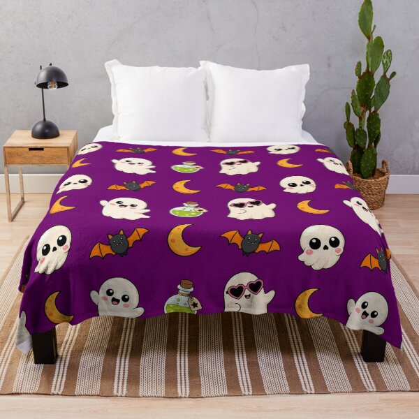 Item preview, Cute Halloween Ghost Seamless Pattern Spooky Background designed and sold by teeperfect.
