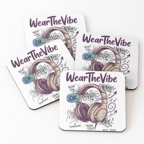 Item preview, Wear The Vibe Headphones designed and sold by WearTheVibe Store.