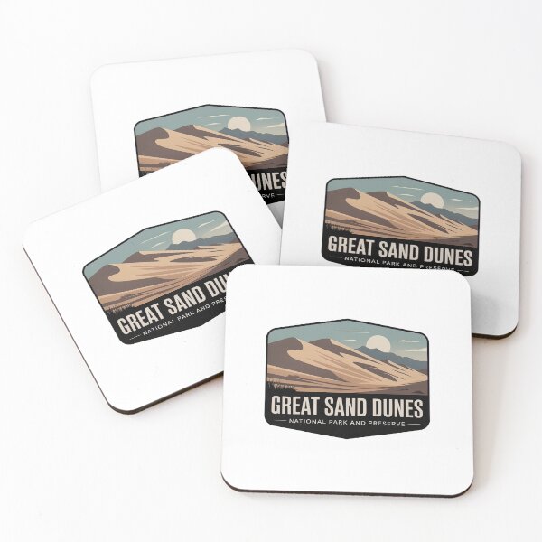 Item preview, Great Sand Dunes National Park and Preserve Vintage Travel Badge designed and sold by Teelogic.