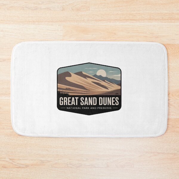 Item preview, Great Sand Dunes National Park and Preserve Vintage Travel Badge designed and sold by Teelogic.