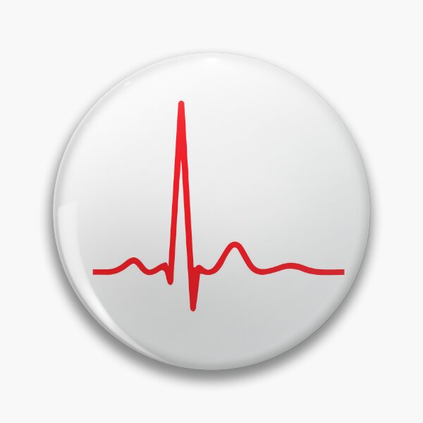 Item preview, Heartbeat ECG Pulse Line Illustration designed and sold by VectorForge Studio.