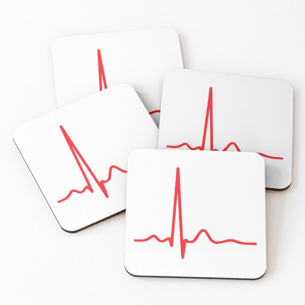 Item preview, Heartbeat ECG Pulse Line Illustration designed and sold by VectorForge Studio.
