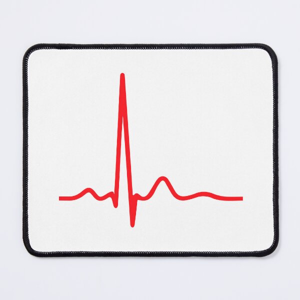 Item preview, Heartbeat ECG Pulse Line Illustration designed and sold by VectorForge Studio.