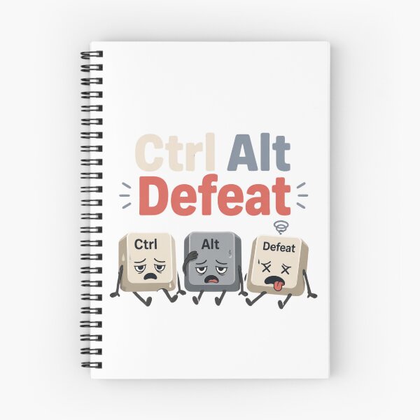 Item preview, Ctrl Alt Defeat Funny Computer Keyboard Tech Humour  designed and sold by Cerys-GS.