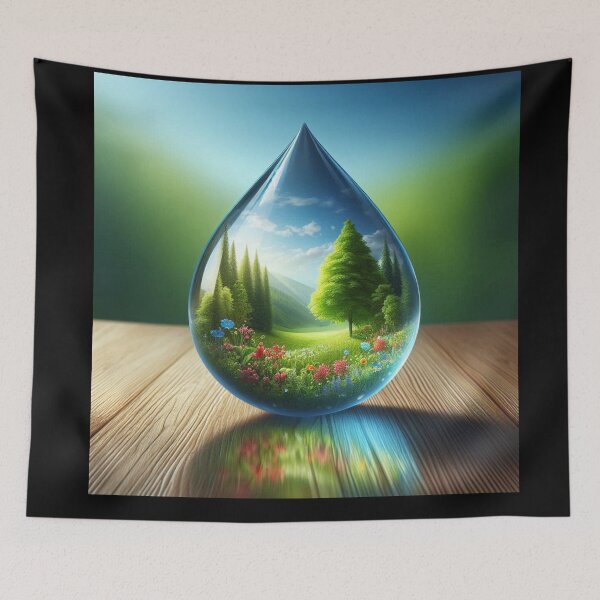 Item preview, Beautiful Forest in a drop of water designed and sold by JALNERVION SHOP.