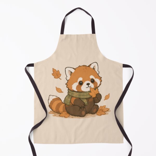 Item preview, Cute Autumn Red Panda designed and sold by MellowMunchkins.