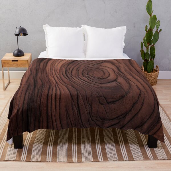 Item preview, Dark Wood Grain Tree Rings Organic Texture designed and sold by LYAN-STORE.