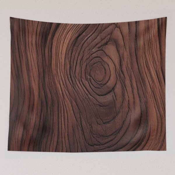 Item preview, Dark Wood Grain Tree Rings Organic Texture designed and sold by LYAN-STORE.