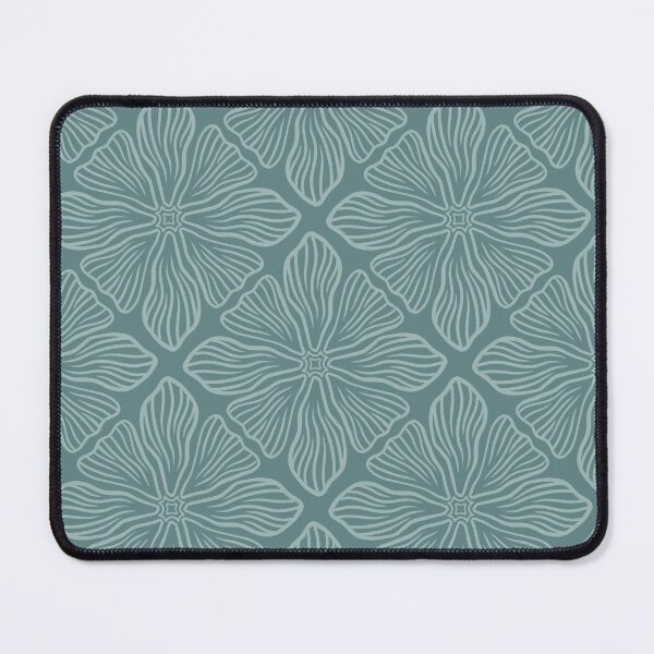 Item preview, Floral Pattern 1 Light on Blue designed and sold by IsabellaPellino.