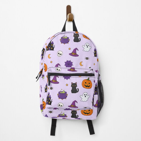 Item preview, Cute Halloween Icons Seamless Pattern Spooky designed and sold by teeperfect.