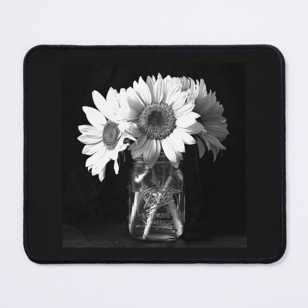 Item preview, Gothic Sunflower Bouquet with Hidden Skull in Mason Jar designed and sold by inkoutninja.