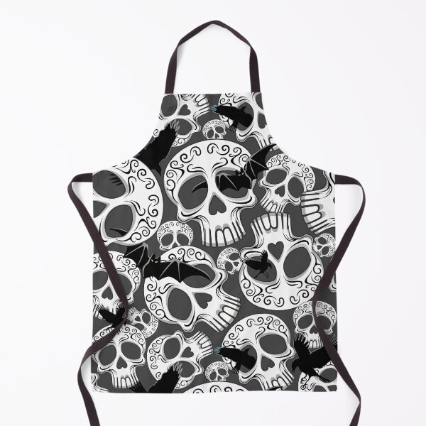 Item preview, Halloween Decorative Skull with Crows and Bats designed and sold by BluedarkArt.