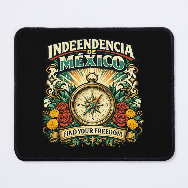 Item preview, Independencia De México Find Your Freedom Vintage Compass Mexican Pride Art designed and sold by irfanshikh.
